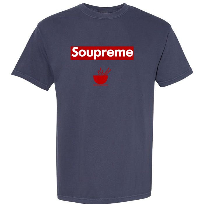 Charles Soupreme Funny Soupreme Logo Garment-Dyed Heavyweight T-Shirt