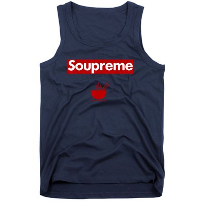 Charles Soupreme Funny Soupreme Logo Tank Top