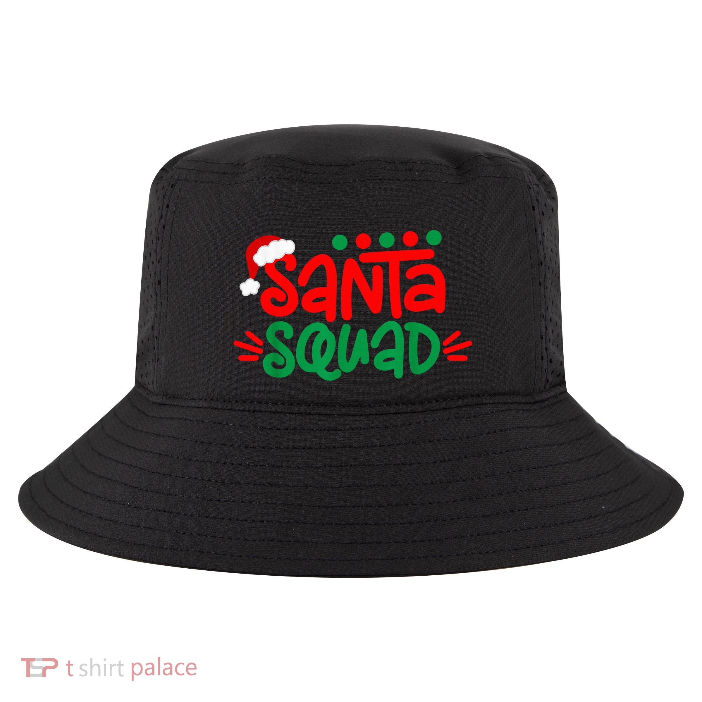 Christmas Squad Family Matching Xmas Santa Squad Cool Comfort Performance Bucket Hat