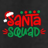 Christmas Squad Family Matching Xmas Santa Squad 7 Panel Mesh Trucker Snapback Hat