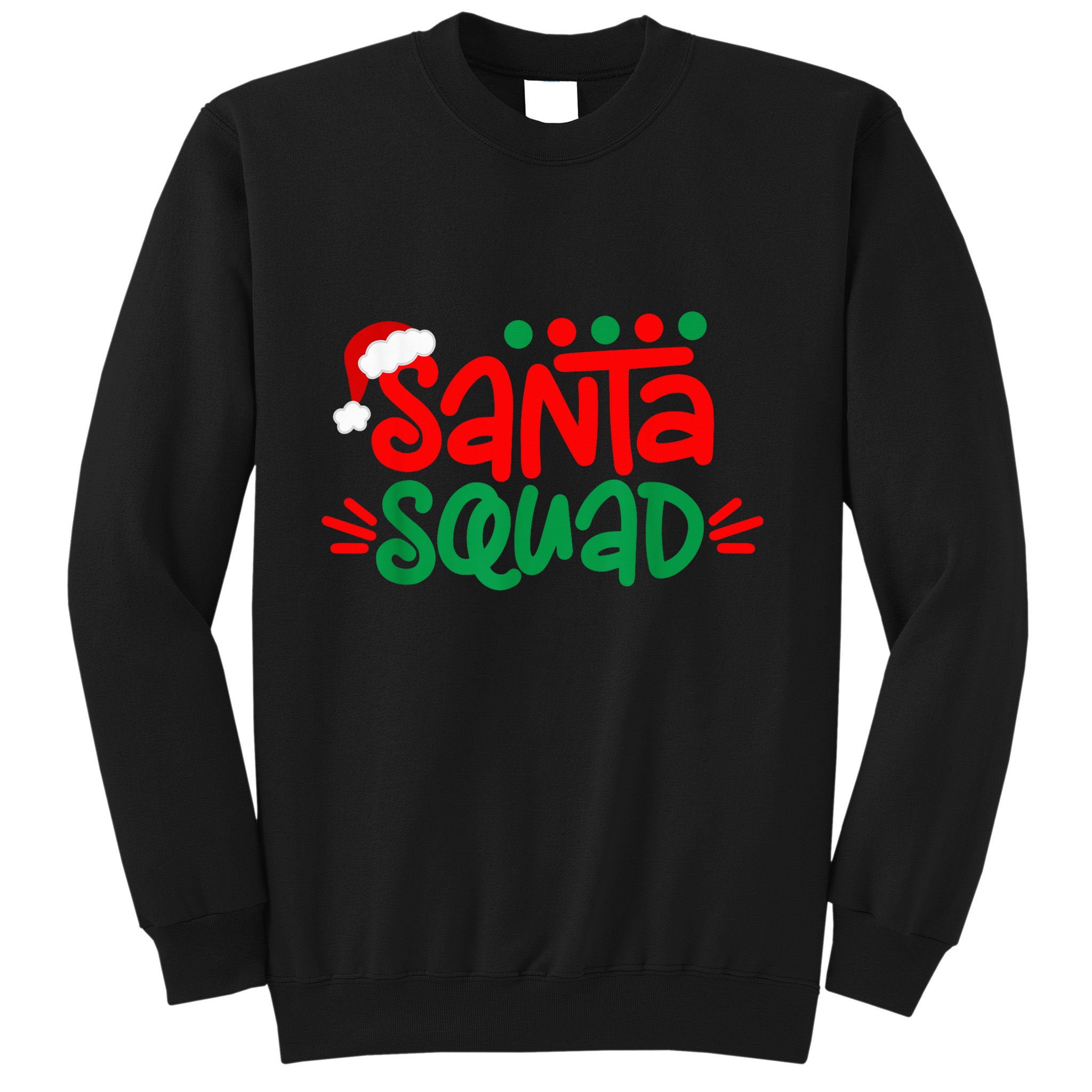Christmas Squad Family Matching Xmas Santa Squad Sweatshirt