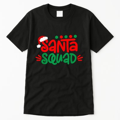 Christmas Squad Family Matching Xmas Santa Squad Tall T-Shirt