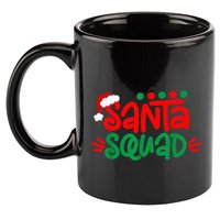 Christmas Squad Family Matching Xmas Santa Squad 11oz C Handle Ceramic Mug