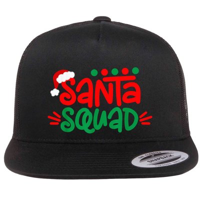 Christmas Squad Family Matching Xmas Santa Squad Flatbill Hat