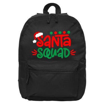 Christmas Squad Family Matching Xmas Santa Squad 16 in Basic Backpack