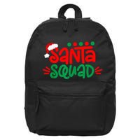 Christmas Squad Family Matching Xmas Santa Squad 16 in Basic Backpack