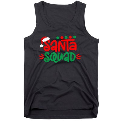 Christmas Squad Family Matching Xmas Santa Squad Tank Top