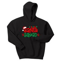 Christmas Squad Family Matching Xmas Santa Squad Kids Hoodie