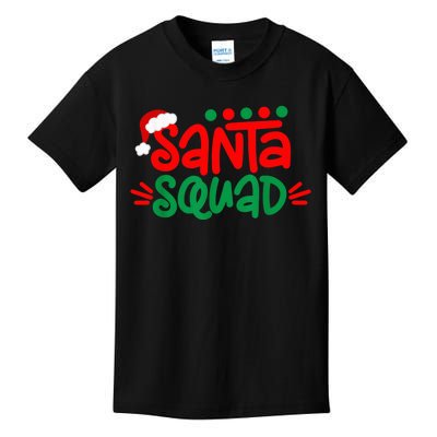 Christmas Squad Family Matching Xmas Santa Squad Kids T-Shirt