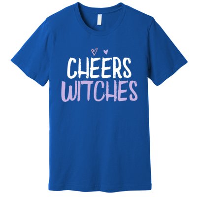 Colored Saying Funny Cheers Witches Saying Joke Gift Premium T-Shirt