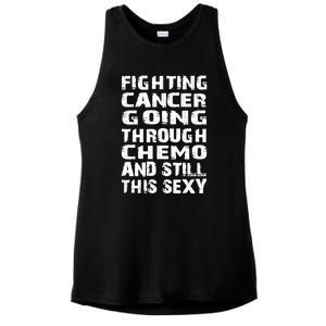 Cancer Survivor Fighting Cancer Going Through Chemo Gift Ladies PosiCharge Tri-Blend Wicking Tank