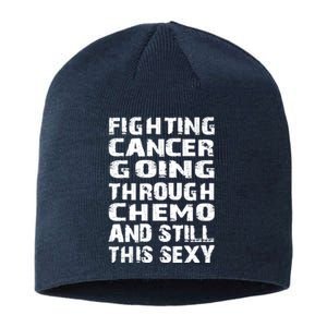 Cancer Survivor Fighting Cancer Going Through Chemo Gift Sustainable Beanie