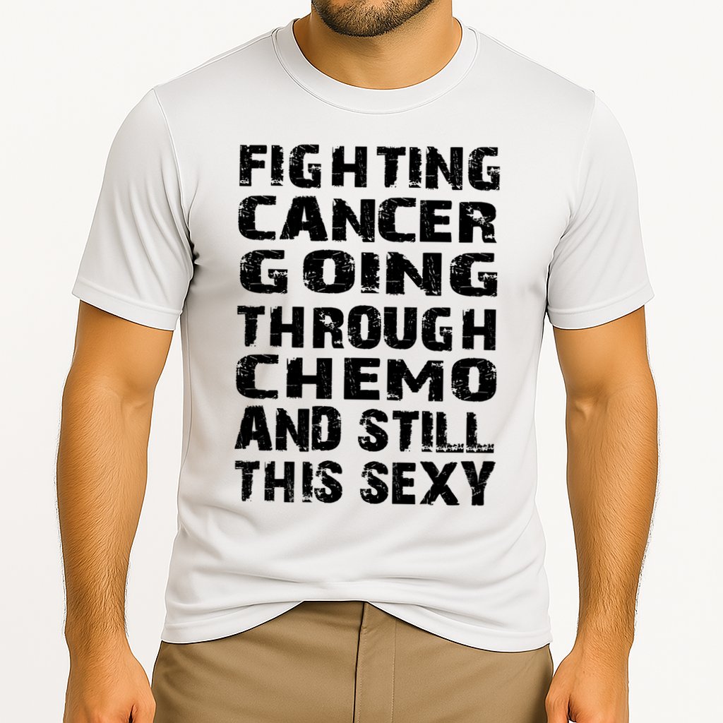 Cancer Survivor Fighting Cancer Going Through Chemo Gift Cooling Performance Crew T-Shirt