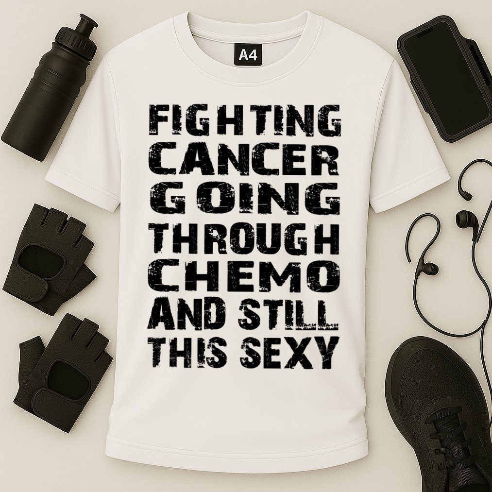 Cancer Survivor Fighting Cancer Going Through Chemo Gift Cooling Performance Crew T-Shirt