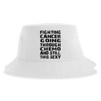 Cancer Survivor Fighting Cancer Going Through Chemo Gift Sustainable Bucket Hat