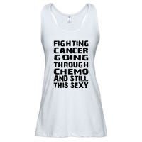 Cancer Survivor Fighting Cancer Going Through Chemo Gift Ladies Essential Flowy Tank