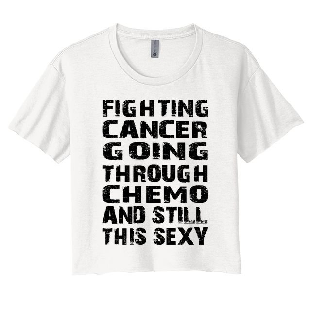 Cancer Survivor Fighting Cancer Going Through Chemo Gift Crop Top