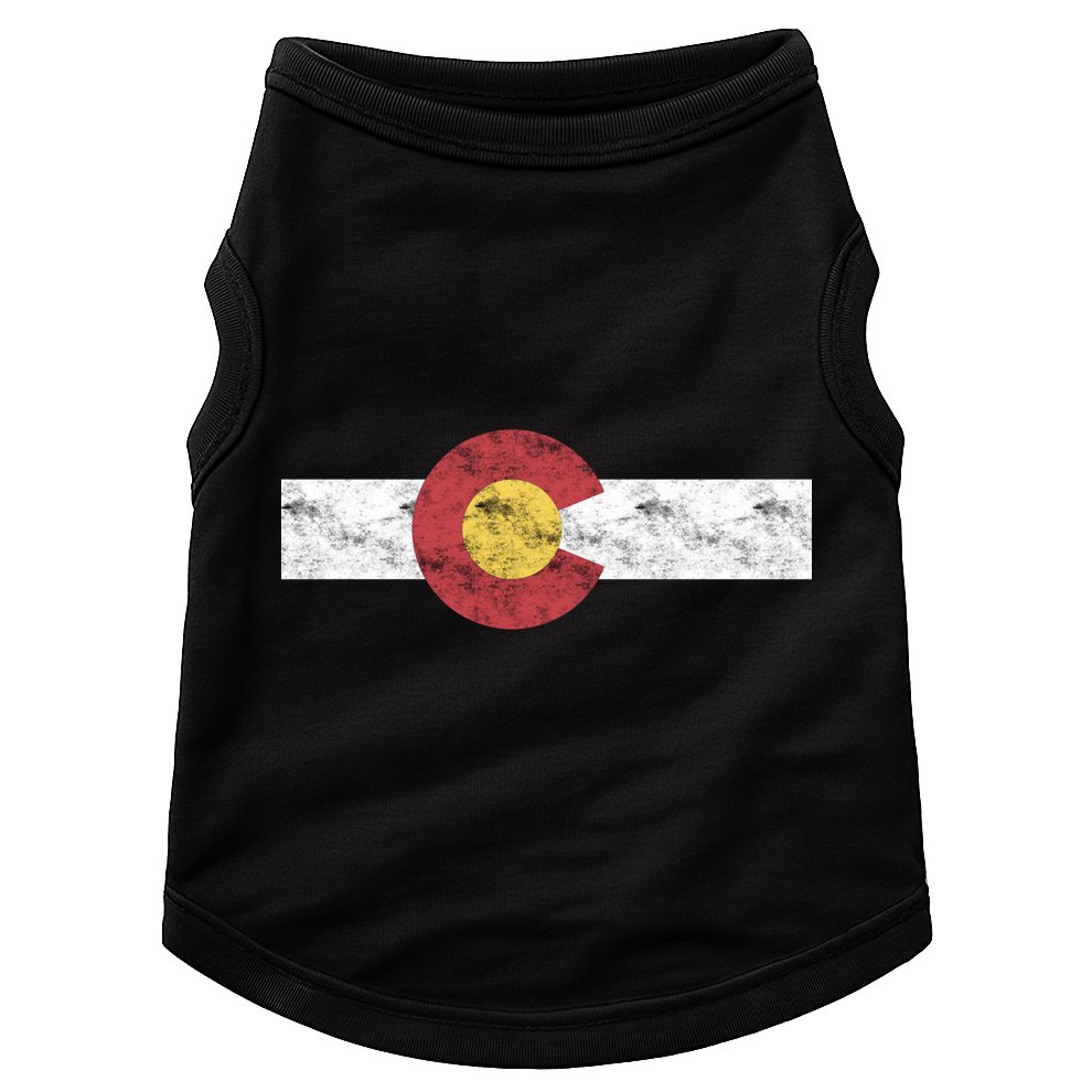 Colorado State Flag Great Gift Patriotic Day Gifgift Great Gift Doggie Tank