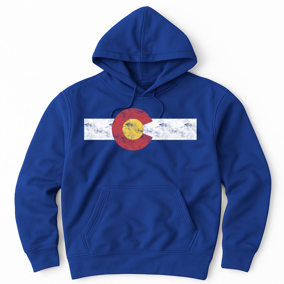 Colorado State Flag Great Gift Patriotic Day Gifgift Great Gift Hoodie