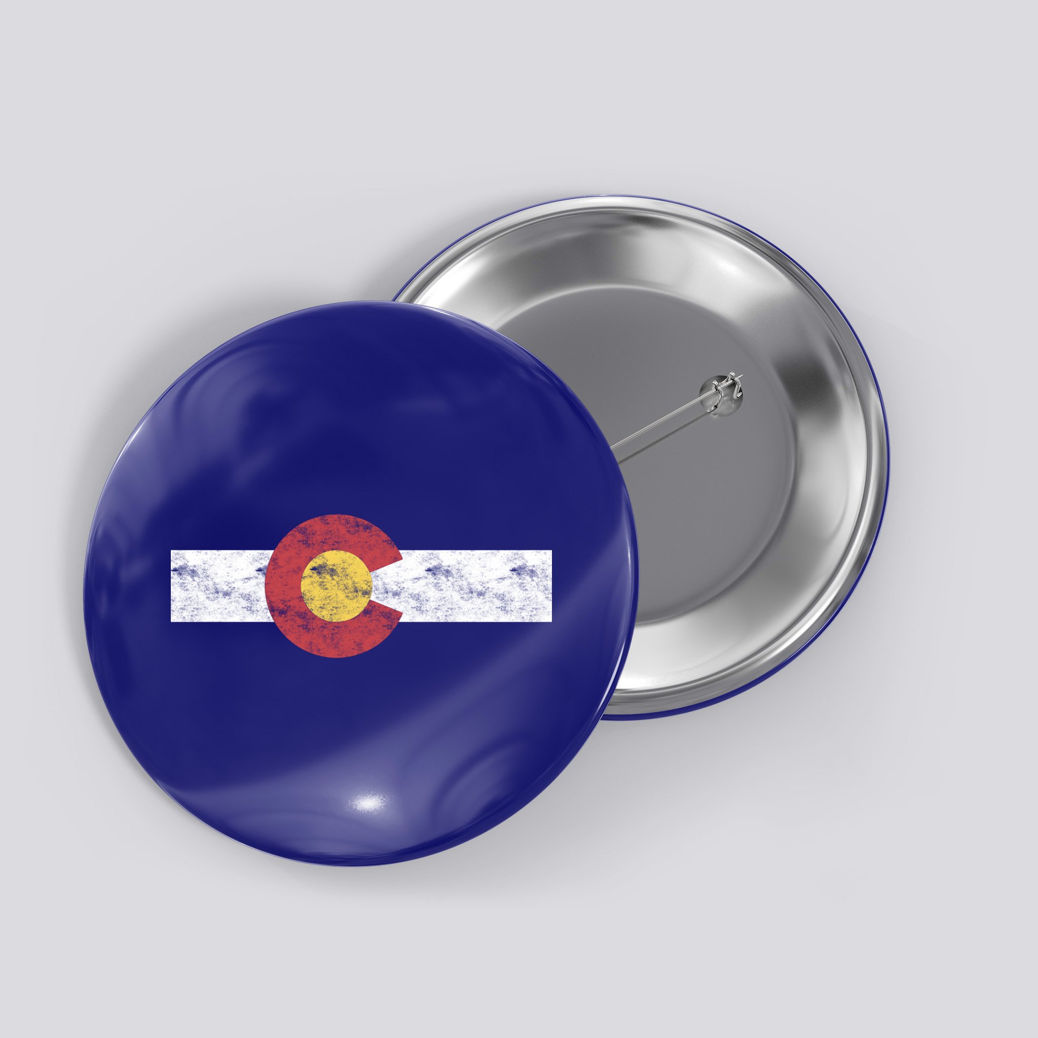 Colorado State Flag Great Gift Patriotic Day Gifgift Great Gift Button