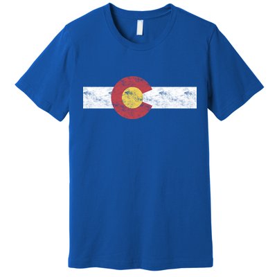 Colorado State Flag Great Gift Patriotic Day Gifgift Great Gift Premium T-Shirt