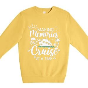 Cruise Ship , Family Cruising Trip Premium Crewneck Sweatshirt