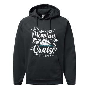 Cruise Ship , Family Cruising Trip Performance Fleece Hoodie