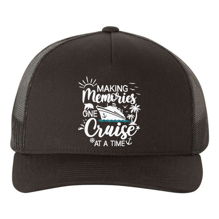 Cruise Ship , Family Cruising Trip Yupoong Adult 5-Panel Trucker Hat