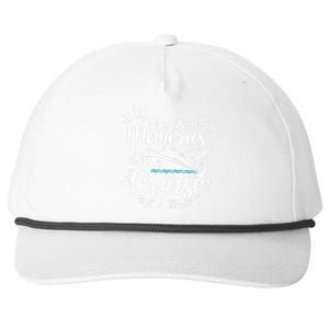 Cruise Ship , Family Cruising Trip Snapback Five-Panel Rope Hat