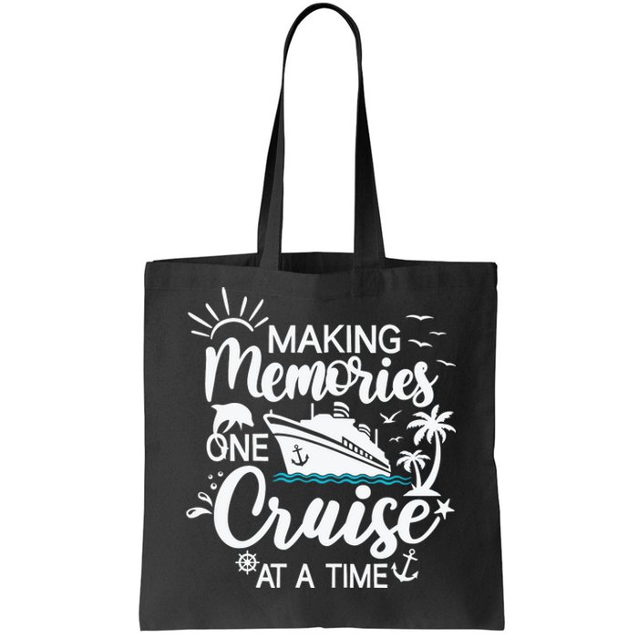 Cruise Ship , Family Cruising Trip Tote Bag