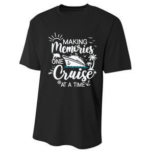 Cruise Ship , Family Cruising Trip Performance Sprint T-Shirt