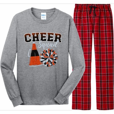 Cheer Squad Funny Cheerleader Cheerleading Long Sleeve Pajama Set