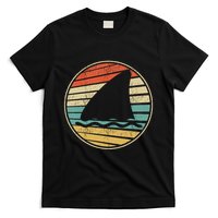 Cute Shark Fin Graphic Retro Vintage 70s 80s Shark Lover Fun T-Shirt