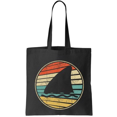 Cute Shark Fin Graphic Retro Vintage 70s 80s Shark Lover Fun Bag
