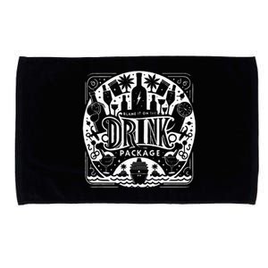 Cruise Ship Funny Cruising Blame It On The Drink Package Microfiber Hand Towel