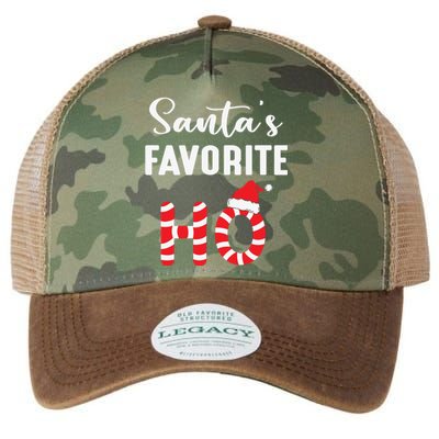 Christmas Santa’s Favorite Ho Candy Cane Funny Xmas Legacy Tie Dye Trucker Hat