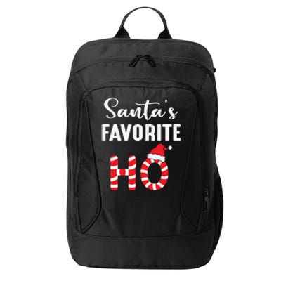 Christmas Santa’s Favorite Ho Candy Cane Funny Xmas City Backpack