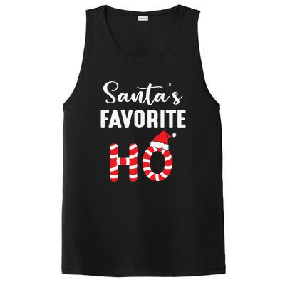 Christmas Santa’s Favorite Ho Candy Cane Funny Xmas PosiCharge Competitor Tank