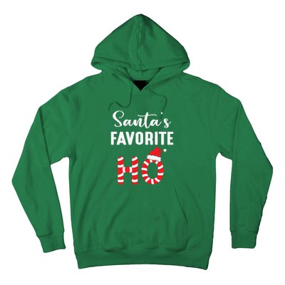 Christmas Santa’s Favorite Ho Candy Cane Funny Xmas Hoodie