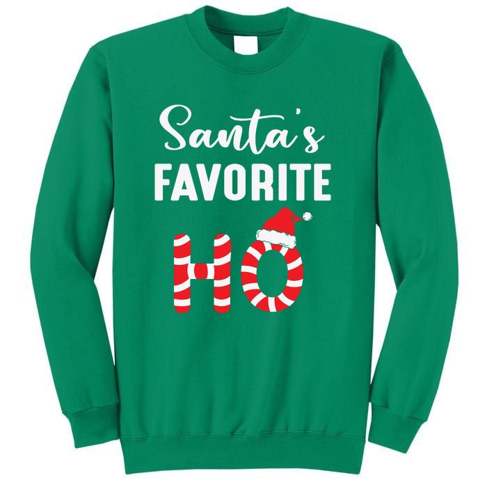 Christmas Santa’s Favorite Ho Candy Cane Funny Xmas Sweatshirt