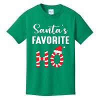 Christmas Santa’s Favorite Ho Candy Cane Funny Xmas Kids T-Shirt