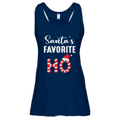 Christmas Santa’s Favorite Ho Candy Cane Funny Xmas Ladies Essential Flowy Tank