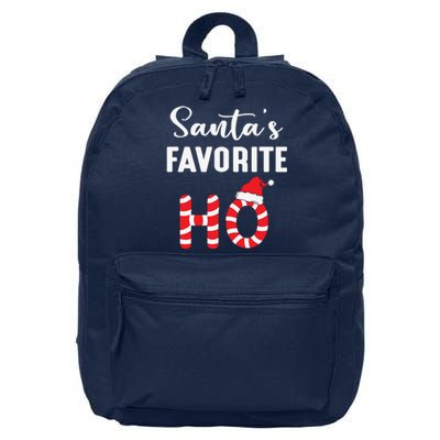 Christmas Santa’s Favorite Ho Candy Cane Funny Xmas 16 in Basic Backpack