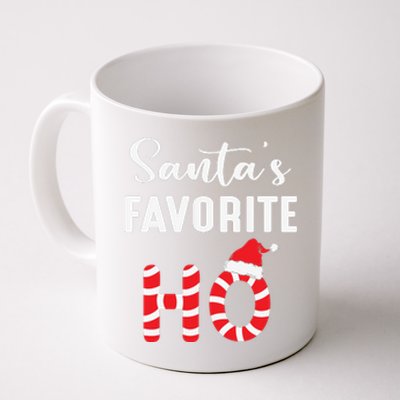 Christmas Santa’s Favorite Ho Candy Cane Funny Xmas Coffee Mug