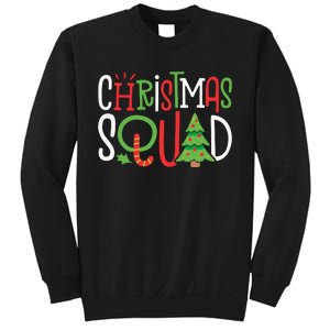 Christmas Squad Funny Xmas Tree Family Matching Pajamas Sweatshirt