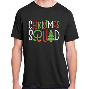 Christmas Squad Funny Xmas Tree Family Matching Pajamas Adult ChromaSoft Performance T-Shirt