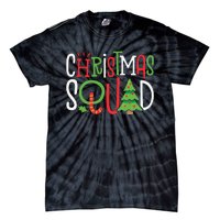 Christmas Squad Funny Xmas Tree Family Matching Pajamas Tie-Dye T-Shirt