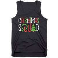 Christmas Squad Funny Xmas Tree Family Matching Pajamas Tank Top