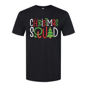 Christmas Squad Funny Xmas Tree Family Matching Pajamas Softstyle CVC T-Shirt