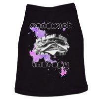 Cosmic Space Food Sandwich In Retro Vintage Galaxy Nebula Doggie Tank